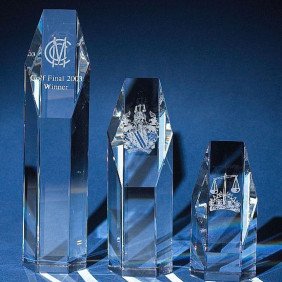 Crystal Hexagonal Prism - 190mm