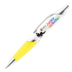 Push Button Ball Pen with Triangular Barrel