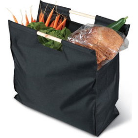 Wooden Handled Shopper Bag