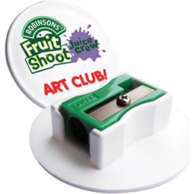 Shaped pencil sharpener