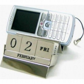 Mobile Phone Holder with Calendar