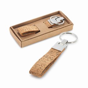 Cork key ring