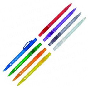 Frosted Push Button Pen