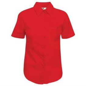 Fitted Ladies Short Sleeve Shirt