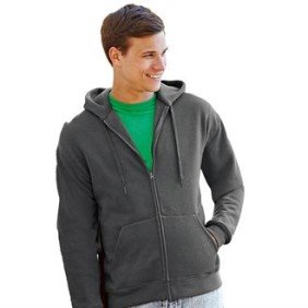Fruit of the Loom Zipped Fleece