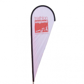 Teardrop Shaped Flags