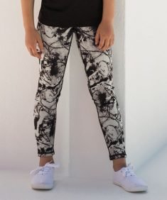 Kids reversible workout leggings