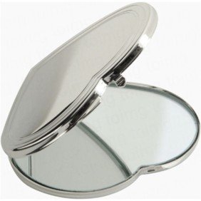 Compact Mirror - Heart Shaped