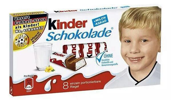 Kinder World Cup Chocolates