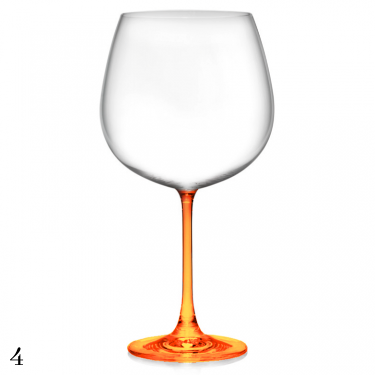 Coloured Stem Gin Glasses All in One Merchandise