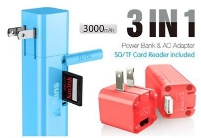 3 in 1 USB Wall Charger