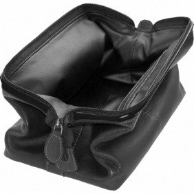 Luxury Leather Wash Bag
