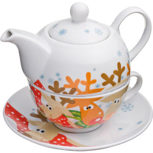 Porcelain Teapot and Mug