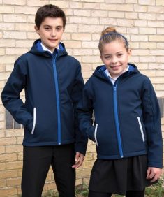 Core junior TX performance hooded softshell jacket
