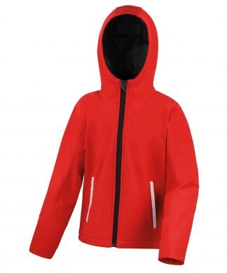 Core junior TX performance hooded softshell jacket