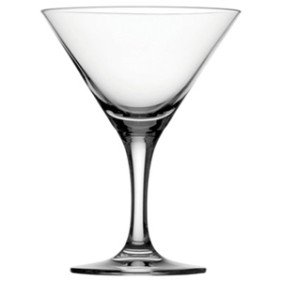 Heavy Bottom Durham Crystal Martini Glass