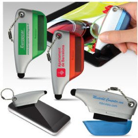 Touch and Clean Action Keyring