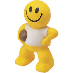 Stress Smiley Rugby Player