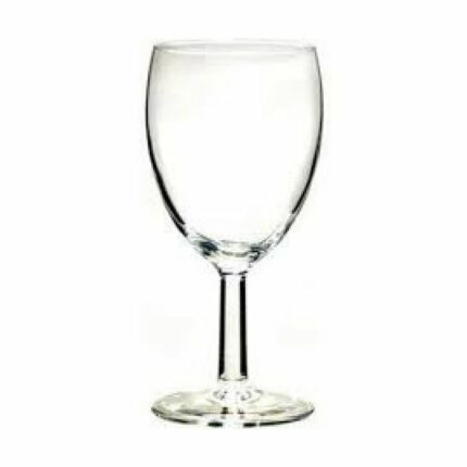 Low cost white wine glass