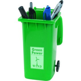 Recycled Wheelie Bin Pen Pot
