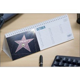 Indivdually Personalised Large Desktop Calendar