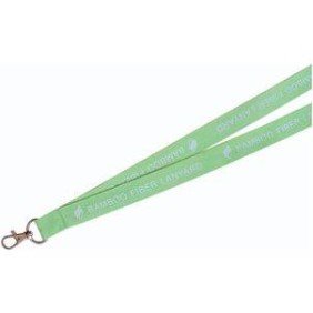 Bamboo fibre lanyard