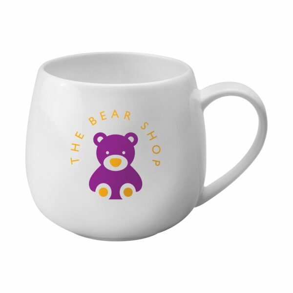 White Bone China Hug Mug