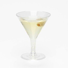 Mini reusable Martini glass