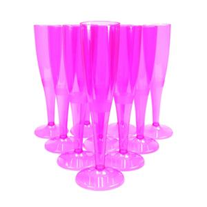 Pink champagne flute
