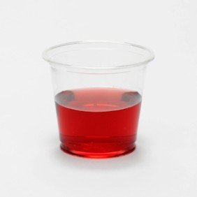 Recyclable plastic shot glass