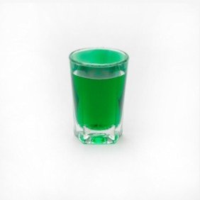 Reusable 25ml plastic shot glass
