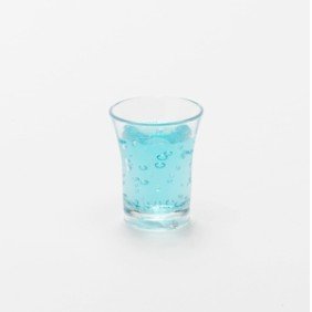 Reusable plastic shot glass