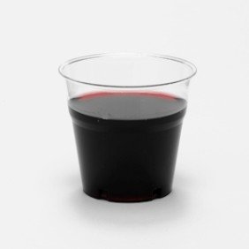 Short plastic disposable tumbler