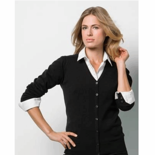 Ladies V Neck Cardigan