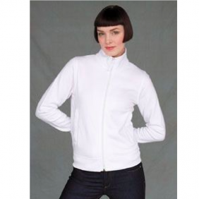 Slim Fit Ladies Full Zip Sweatshirt