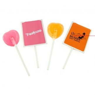 Paper packaged lollipop