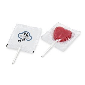 Heart shaped lollipop