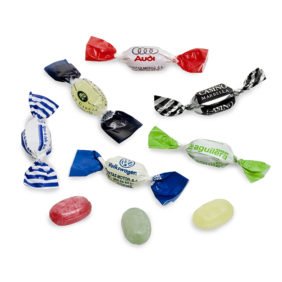 Double twist wrapper single sweet