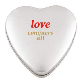 Heart sweet tin large
