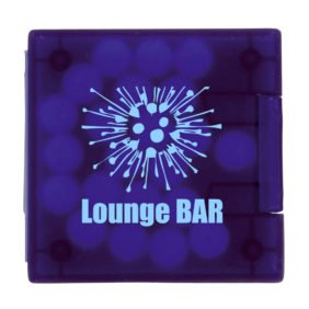 Mini square mint dispenser