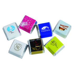 Mini square chocolates