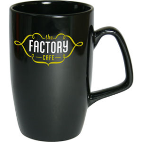 Corporate Earthenware Black Mug