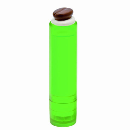 Lip balm stick topped with individual 3D object