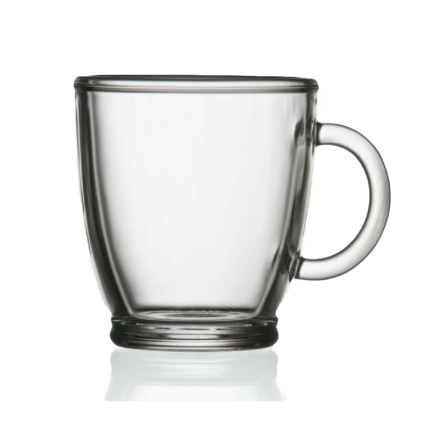 Glass Coffee or Tea Mug 36cl