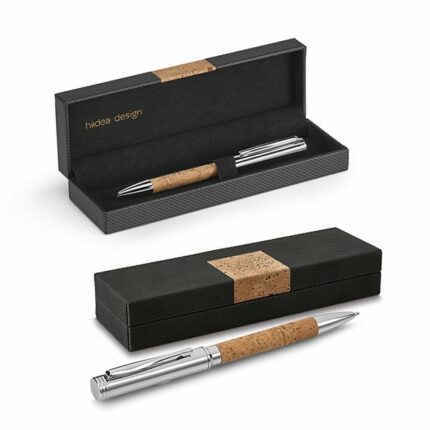 Eco friendly cork pen and gift box