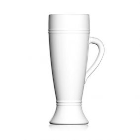 White Beer Glass