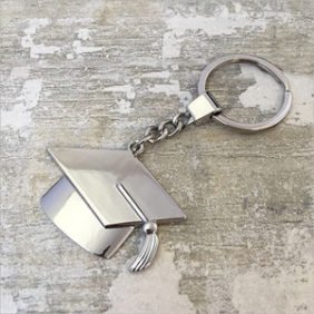 Graduation Cap Keyring