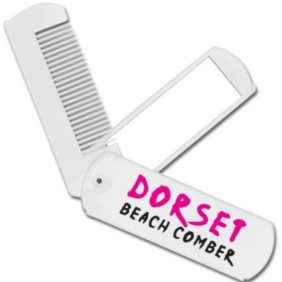 Branded Comb with Mirror