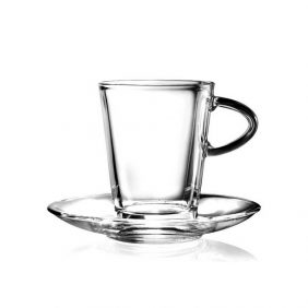 Coffee Glass and Saucer