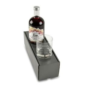 Gin Liqueur with Branded Gin Glass